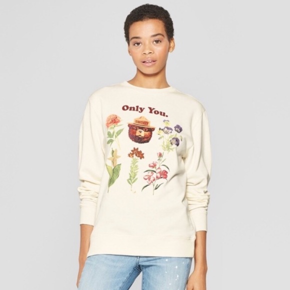Bear Only You Ivory Sweatshirt Pullover 